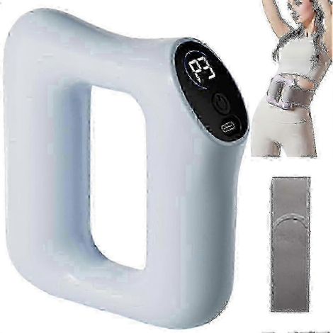 Multifunktionaler Ganzkörper-Faszienring & 8-stufige Massagepistole - Ideal zur Linderung von Muskelverhärtungen & für Tiefengewebsmassage von Taille und Beinen Blau (1/5)