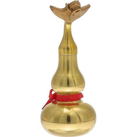 ornement en cuivre en forme de calebasse, décoration de bureau en cuivre-8x2.3cm-Golden