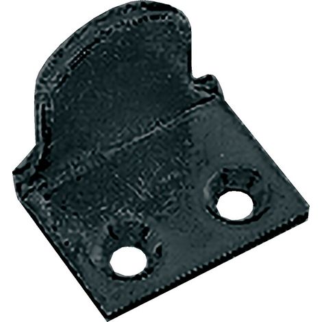 Battements bas à visser de persienne acier zingué noir - coudés boîte de 10 - TORBEL INDUSTRIE (1/2)