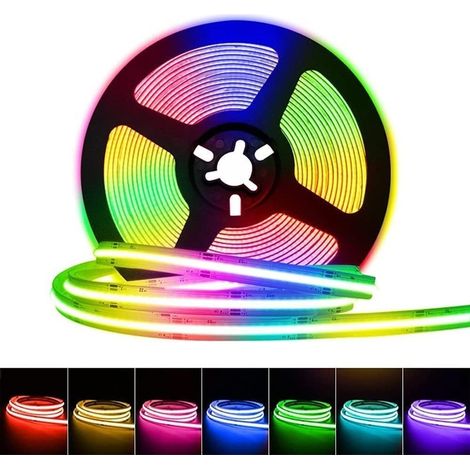 Striscia LED COB RGB da 840 LED al Metro DC24V 5 Metri IP20 (1/4)