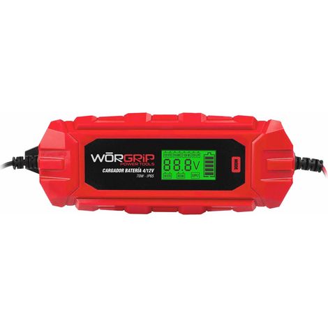 CARGADOR BATERIA WORGRIP 4/12V.