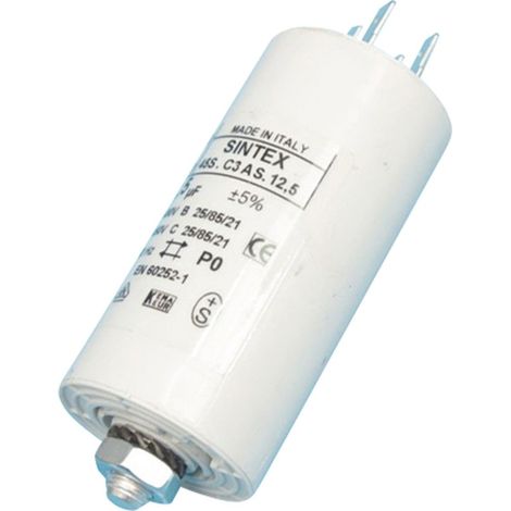 Ersatzteil - Kondensator 12.5MF - - GORENJE, KLEENMAID, FAR, BLUESKY, KELVINATOR, SANGIORGIO, PHILIPS, DUMONT, BEKO, FAGOR, HOOVER, SAUTER, MARKLING, KARIBA, VEDETTE, 2I MARCHI, FRIGEAVIA, ARDEM, OTS
