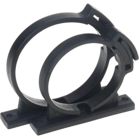 Collier de support en forme de O en plastique ABS pour réservoirs d'eau, support de montage avec écrous pour réservoirs d'eau de 50 mm et 60 mm de diamètre, multicolore (60 mm) (1/5)