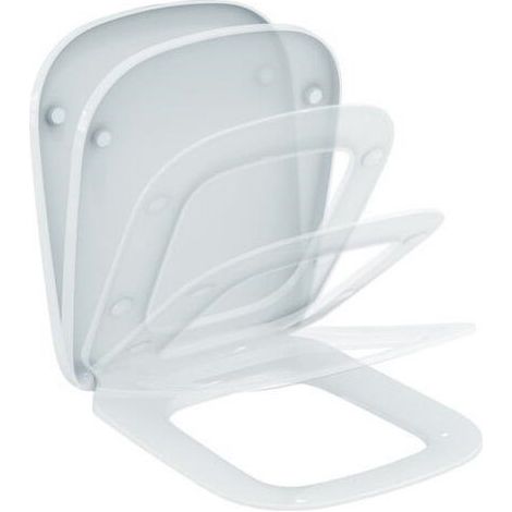 Copriwater CONNECT E con coperchio, cerniere in acciaio inox, bianco IDEAL STANDARD
