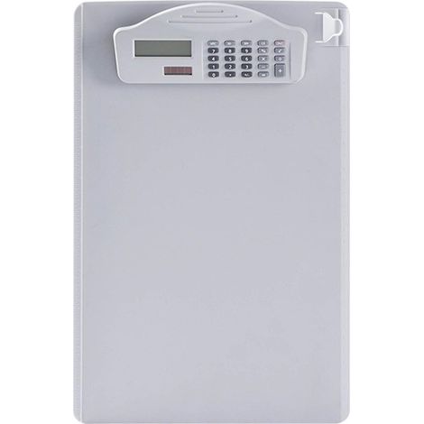 Multifunktionales Klemmbrett mit Binder, Taschenrechner, Schreibblock, Stiftablage und Skala für A4-Papierordner