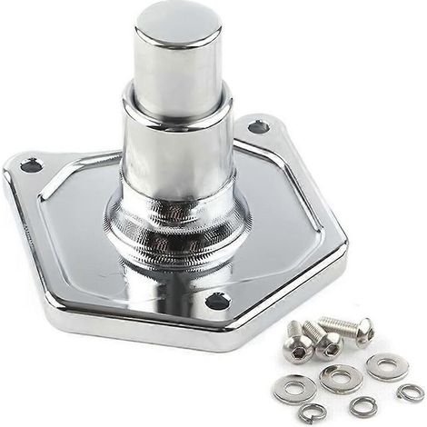 Couvercle de démarreur à bouton-poussoir pour moteur de moto Harley Softail Dyna Sposter Big Twin (1991-2017) (1/5)