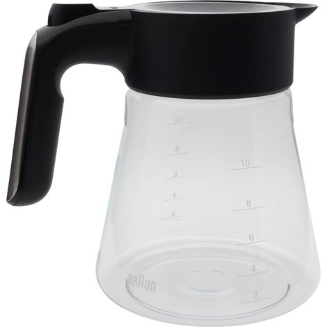 Braun caraffa vetro coperchio 10 tazze macchina caffè MultiServe KF901 KF9150 (1/2)