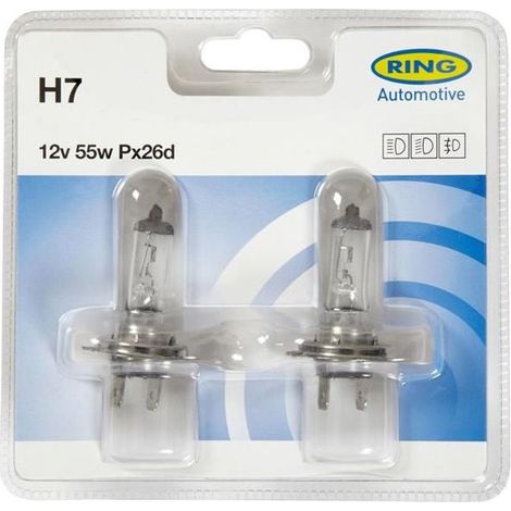 2 AMPOULES H7 12V 55W PX26D (BLISTER)