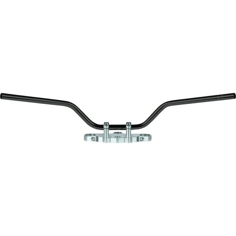 Manillar TRW ZF Classic High de acero negro de 22 mm para motocicletas clásicas