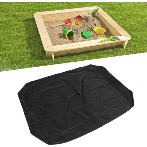 Sandkastenabdeckung mit Kordelzug – wasserdichtes Oxford-Gewebe, UV-beständig, 120 x 120 cm – Schutz vor Staub und Laub – vielseitig einsetzbar für Garten und Pool (1/5)