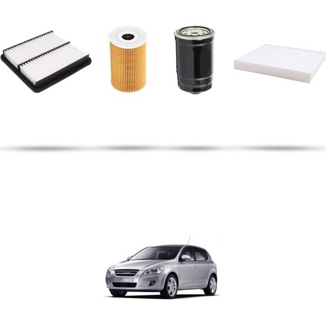 Kit tagliando 4 filtri compatibile con Kia Cee D (ED) 1.6 CRDI 66kw dal 2007 (1/5)