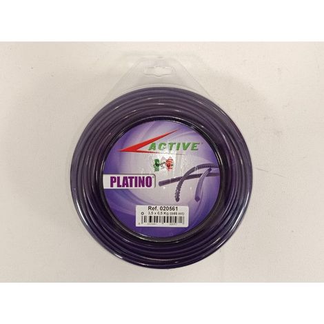Filo tondo decespugliatore bobina Active diametro 3,5x0.5kg 46mt platino