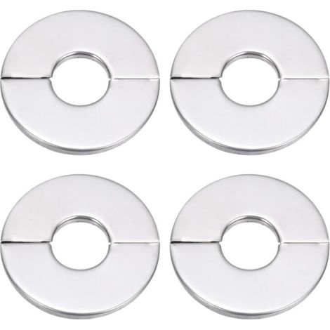 4 Pièces Cache Tuyau Radiateur Acier Inoxydable Rosace de Robinet Argent Plomberie Rosaces de Recouvrement de Robinetterie De Robinet De Douche Tuyau En Acier Inoxydable Cache Tuyau Radiateur