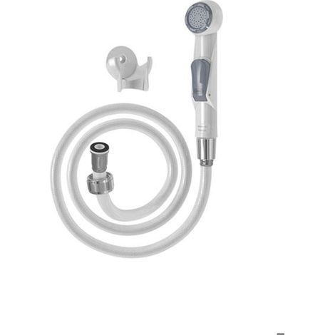Douchette hygiénique - Modèle 4028 - Flexible PVC 120cm - Corps en ABS - Débit d'eau réglable (1/2)