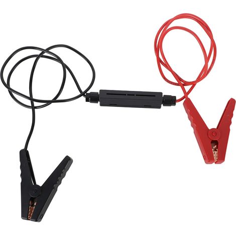 Câble de connexion panneau solaire 12AWG 2,5mm² 1m, rallonge avec clips batterie, accessoire photovoltaïque (1/5)