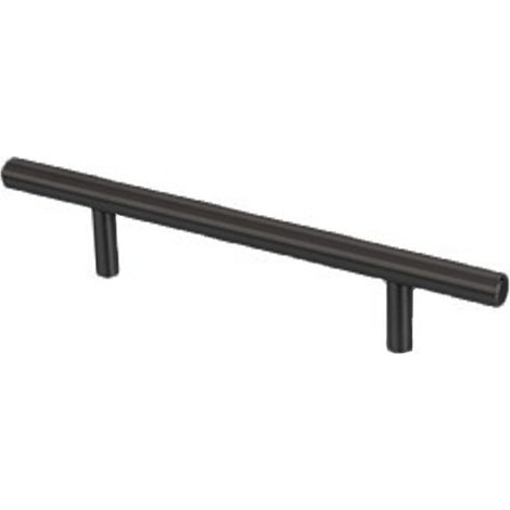 Stangengriff B.192 EA 128 mm DESIGN MATT Edelstahl mattschwarz - DM003.IN.12.128.4