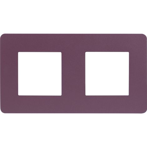 Plaque Unica Studio - 2 postes - Prune (1/3)