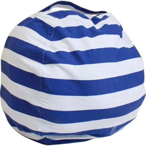 Pouf en toile (bleu foncé)-Fei Yu