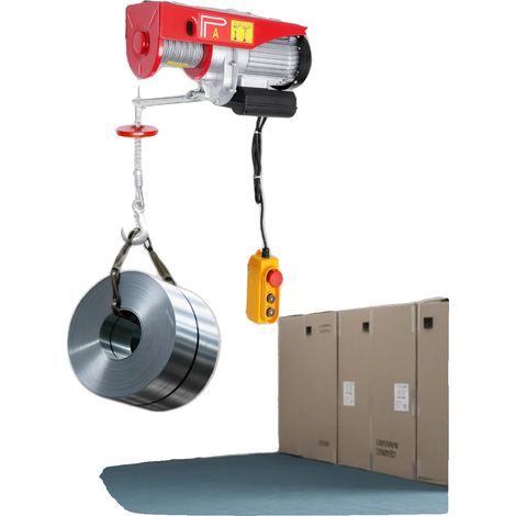 Treuil Électrique, Capacité de Charge 800 kg, Alimentation 220 V, Vitesse de Levage 10 m/min, Longueur de Câble 30 m, Verrou de Sécurité Oui (1/5)
