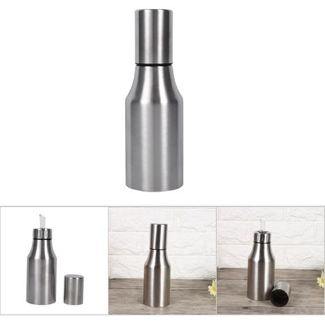 Pot à huile en acier inoxydable avec bec verseur pour cuisine (500ml) (1/5)