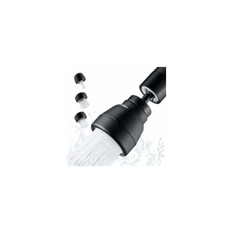 Modes Embout Robinet Cuisine Douchette- 360 Degrés Tête Douchette Evier Cuisine,Aérateur de Robinet Pivotant,Economiseur D'eau Pour Robinet, Adaptateur Robinet Universal Orientable,FM22/M24(Noir - Cre (1/4)