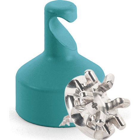 Kit de Fixation : Vis placo Longueur 16 mm Alu + Suspension crochet Bleu canard - L'Attachante (1/5)