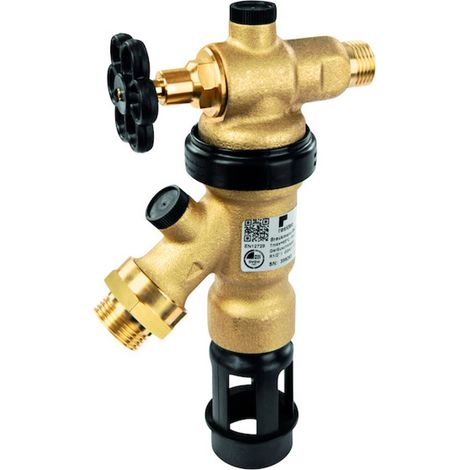 Resideo Separador de sistema BA295D giratorio, con dispositivo de cierre R 1/2, BA295D-1/2AS
