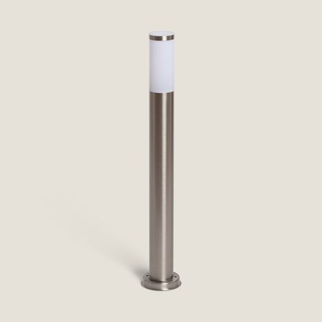 Lampioncino Esterni Superficie Edit Dune 80cm Acciaio Inox Argento