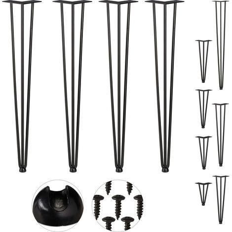 Juego de 4 horquillas para patas de muebles
