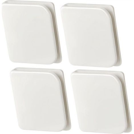 [JAMAIS UTILISÉ] Lot de 4 pinces à rideau de douche, pinces à rideau de douche autocollantes pour fixer les rideaux de douche et les rideaux de fenêtre (1/4)