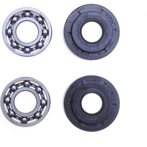 Jardiaffaires – Joints et roulements vilebrequin pour Husqvarna 340, 345, 346XP, 350, 351, 353 – Bagues étanches avec roulements adaptables – Remplace 503932302