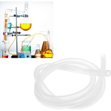 Tube en silicone transparent pour pompe péristaltique, 6,4 mm x 9,6 mm (1/5)