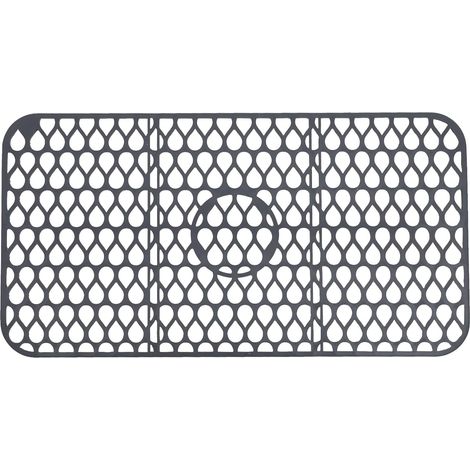 Tapis de Séchage Cuisine en Silicone Protection D'évier Antidérapante, Tapis Égouttoir à Vaisselle Délicat et Fonctionnel Cuisine Moderne (1/5)