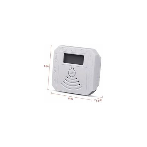 Dolaso – Rilevatore di fumo e monossido di carbonio – Funziona con 2 batterie AAA – Indicatore LED – Allarme acustico ≥75 dB – Installazione semplice (1/5)