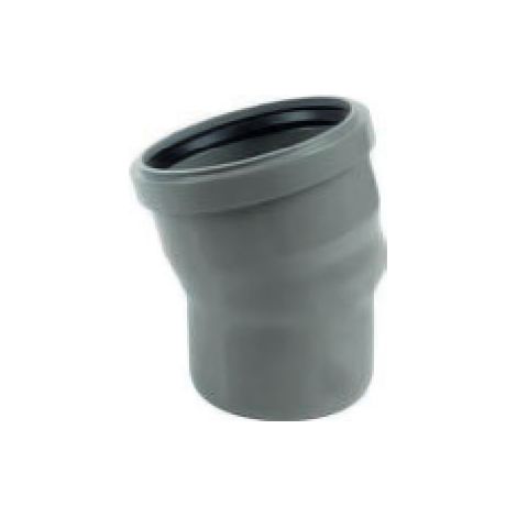 Curva in pp riduzione al  pvc diam. 110 / 100  valsir 30°  senza oring (1/2)