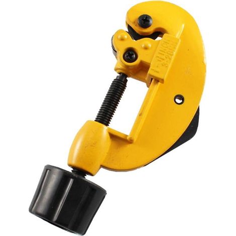 HOTECHE cortatubos 3/28 mm acero , Cortador para tubos de cobre, aluminio y metales en general 270801. - Acero. - Tamaño desde 3 a 28 mm. - Amarillo y negro. - Cuchilla de alta cal (1/4)