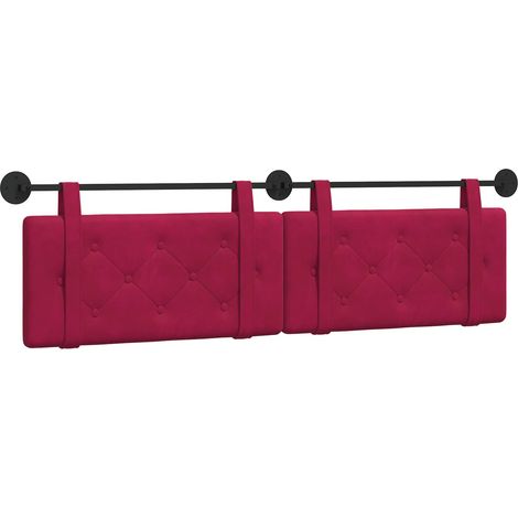 Maison Exclusive - Tête de lit suspendue Bordeaux Velours (1/5)