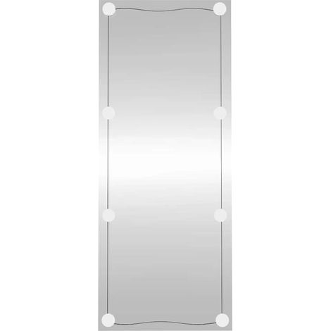 Maison Exclusive - Espejo de pared rectangular con luces LED vidr