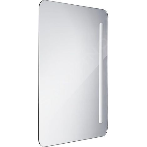 Nimco Miroirs - Miroir de salle de bains série 2000 rétro-éclairé par LED, 800 x 600 mm, carré, aluminium ZP 2003 (1/5)