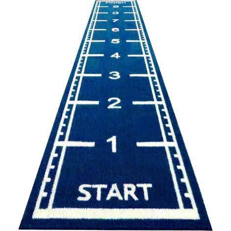 Piste de course gazon synthétique - 10 x 1 mètres - Bleu (1/2)