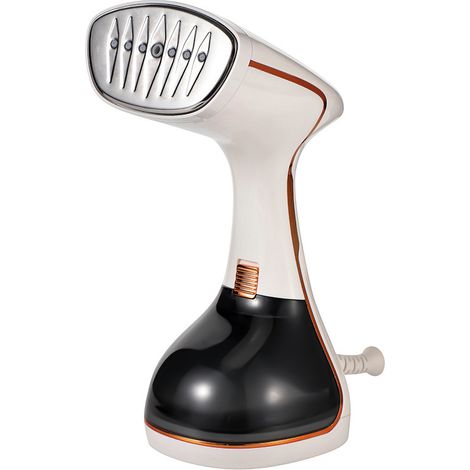 Ferro da stiro a vapore, ferro da stiro a vapore verticale, ferro da stiro portatile, 1800 W, serbatoio da 320 ml, vaporizzatore 2 in 1 con display LCD, anti-perdita, ideale per casa, ufficio e viaggi