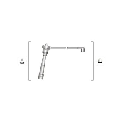 Kit de câbles d'allumage Magneti Marelli 941319170039 FIAT