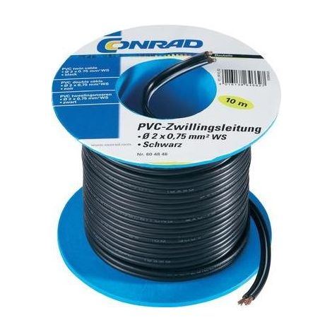 TRU COMPONENTS 1566632 CAVO PER CABLAGGI 2 X 0.75 MM² BIANCO 20 M