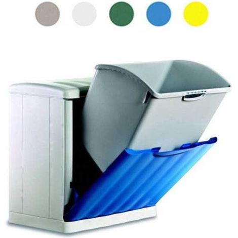 Cubo de basura Amica Blanco L 20 Stefanpl
