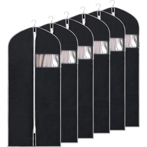 6 pcs housse de protection anti-mites,costumes de danse habillée sacs à poussière costumes (1/5)
