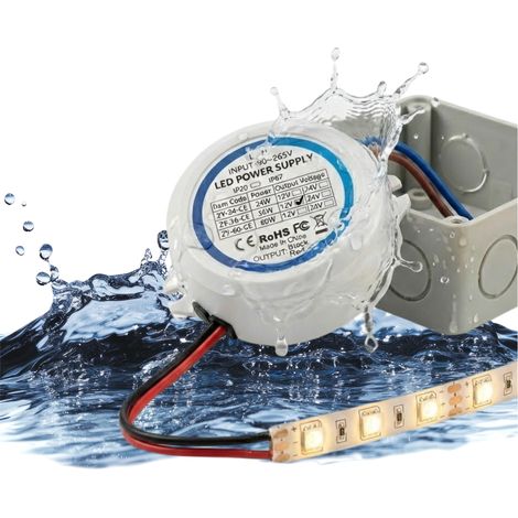 LED-Netzteil 12V 24W 3A IP67 wasserdichter Transformator für Box (1/5)
