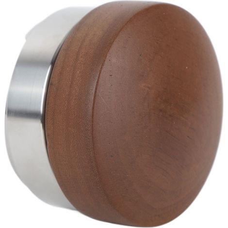 58-mm-Kaffeeportionierer, Tamper, einstellbare Kaffeetiefe, Kaffeedosierwerkzeug mit Walnussholzgriff (1/5)