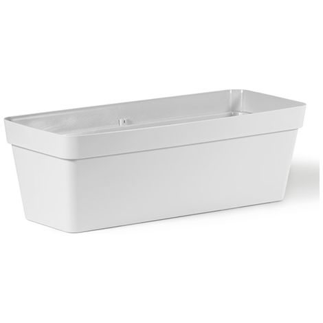 FIORIERA CASSETTA RETTANGOLARE CLEO BIANCA 50CM VECA