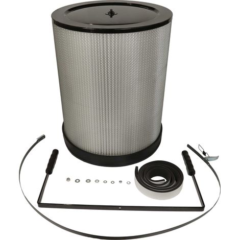 vhbw Filtre à particules fines remplacement pour BAMATO CF3 pour centrale d'aspiration - particules fines avec brosses de nettoyage (1/4)