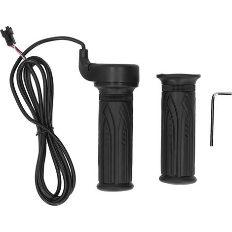 Poignée d'accélérateur pour vélo électrique, manette twist grip compatible guidon 2.22cm, accélérateur wearable 20X (1/5)